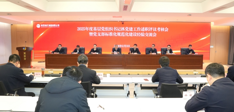 陕西地矿集团党委召开2025年度基层党组织书记抓党建工作述职评议考核会暨党支部标准化规范化建设经验交流会